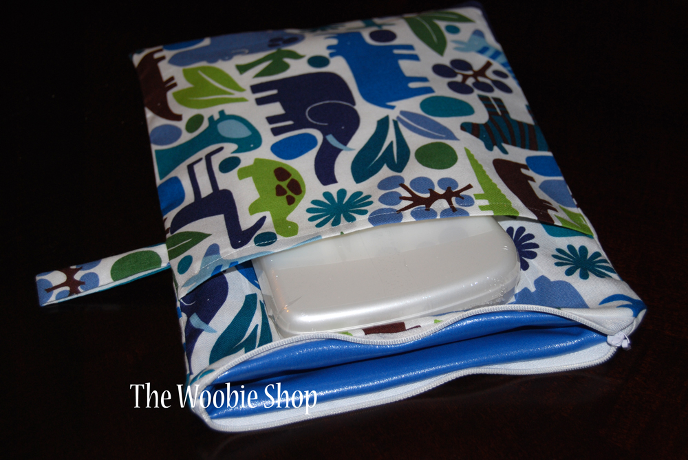 The Woobie Shop: Zippered Wet Bag  Diaper Tote Tutorial