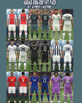 PES 2016 Adidas 2016-17 KitPack V3