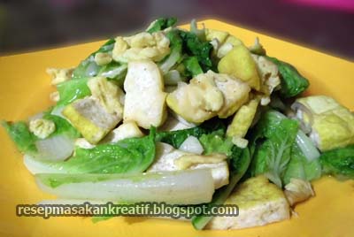 RESEP TUMIS SAWI PUTIH TAHU TELUR ~ Tips dan Resep Masakan 