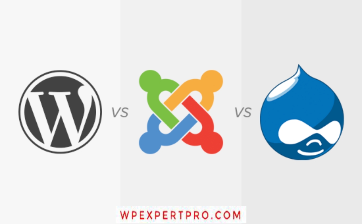 WordPress vs Joomla vs Drupal
