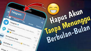 Cara menghapus akun Telegram Anda langkah demi langkah