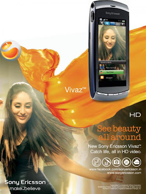 Kareena Kapoor in Sony Ericsson Mobile Phone ad