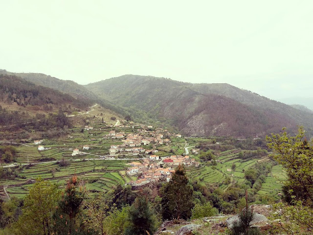 Terraced fields and villages around Sistelo - Peneda Geres, Portugal