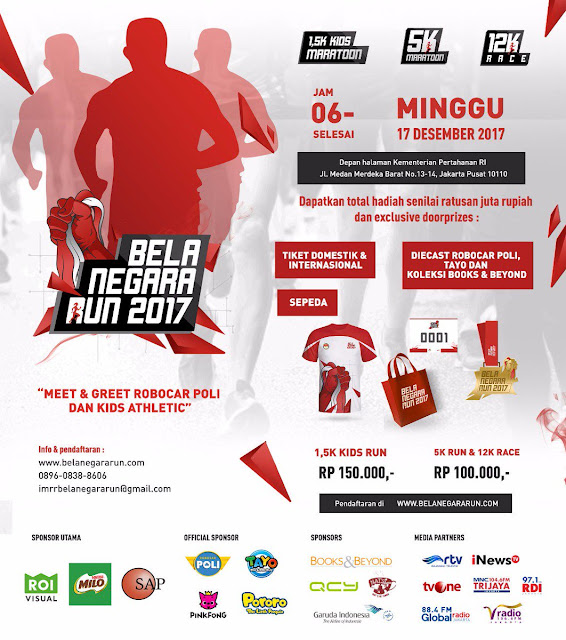 Poster Bela Negara Run 2017