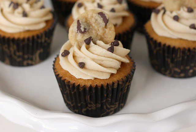 Chocolate Chip Cookie Dough Cupcakes Recipe