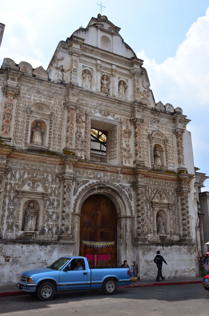 Kirche am Parque Central in Xela