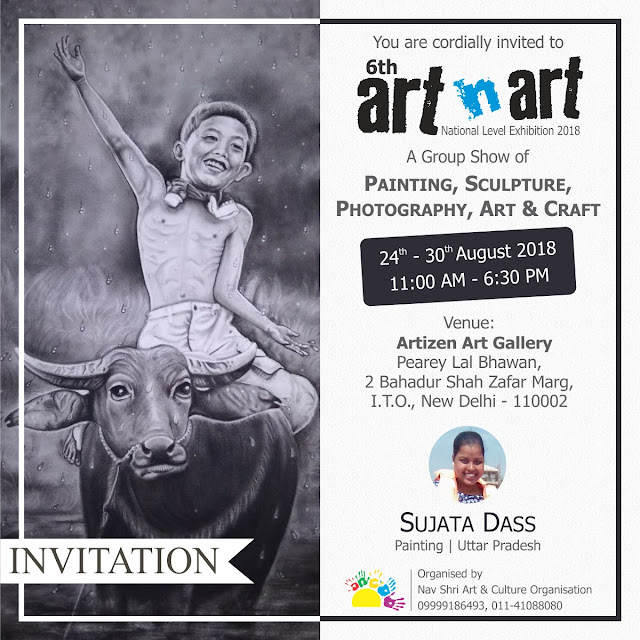Artist Sujata Dass, All India Painting, Photography, Sculpture, Art & Craft Exhibition on National Level