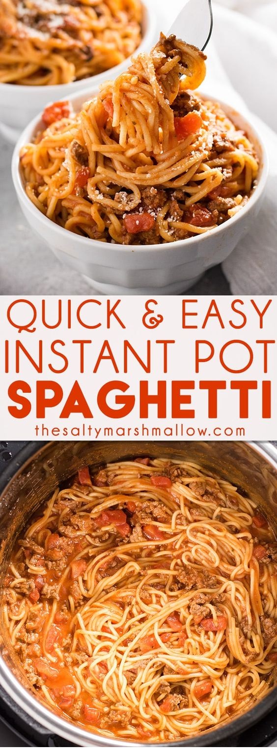 Instant Pot Spaghetti