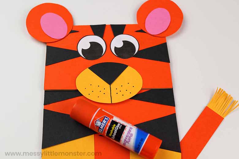paper bag tiger craft
