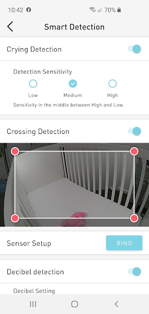 Lollipop Baby Monitor Smart Crossing Detection