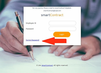 Smart Contract Cipla Forgot Password