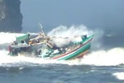 Tragis! Perahu Tergulung Ombak, Seorang Nelayan di Garut Selatan Hilang