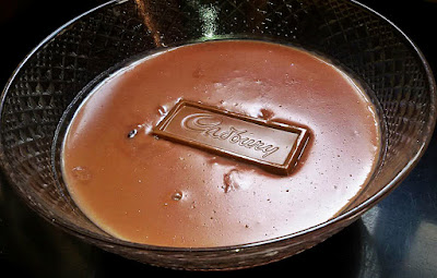 Yummy Chocolate Custard Dessert Sweet Recipe