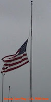 American Flag 9-11 half mast