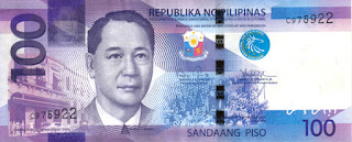 Gambar Uang Filipina 100 Peso