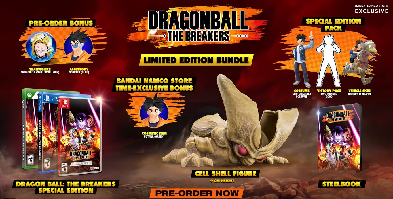 Dragon Ball: The Breakers comemora aniversário com a chegada da