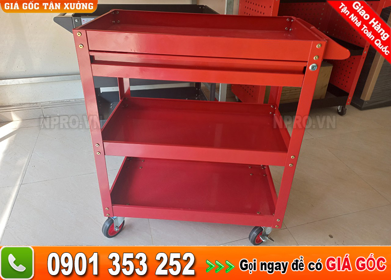 Xe đẩy 4 ngăn đẩy đựng đồ nghề hàng sẵn  Xe-4-ngan-day-dung-do-nghe