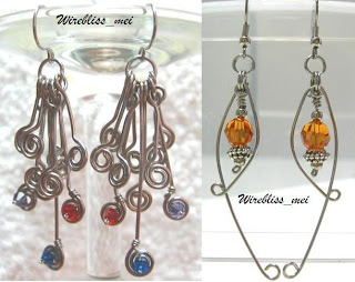 wire wrap earrings