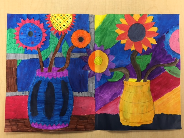 Ms Mejia S Art Teaching Adventures Vincent Van Gogh Spring Flower Vases