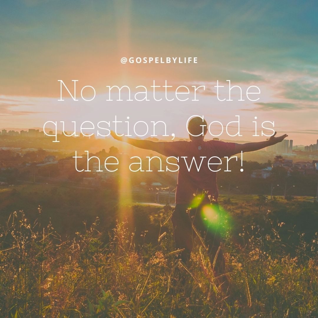 Biblical Image God is the Answer