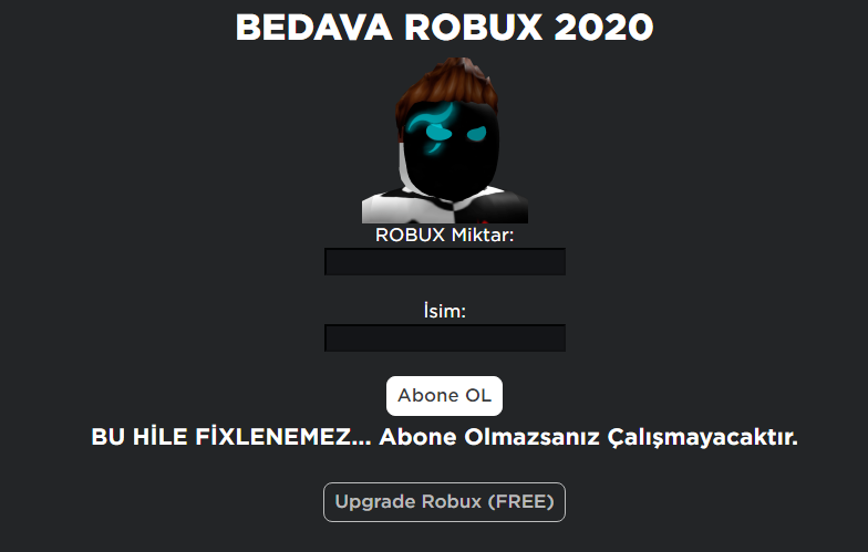 Sinirsiz Roblox Robux Hilesi 2020 - roblox robux hilesi 2020 youtube