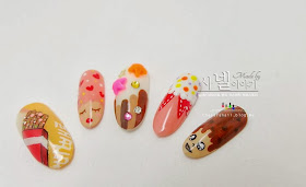 Pepero nail art