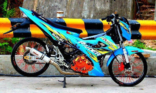 Modifikasi Motor  Satria FU Standar