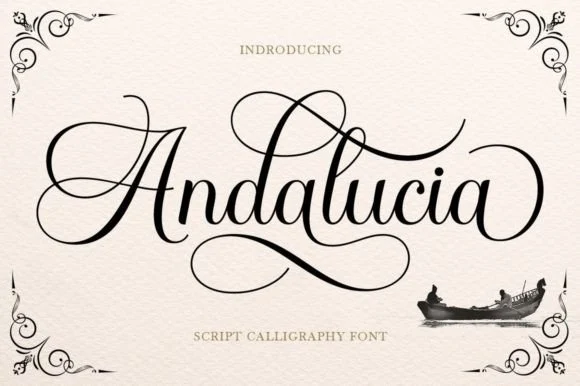 Andalucia Calligraphy Font