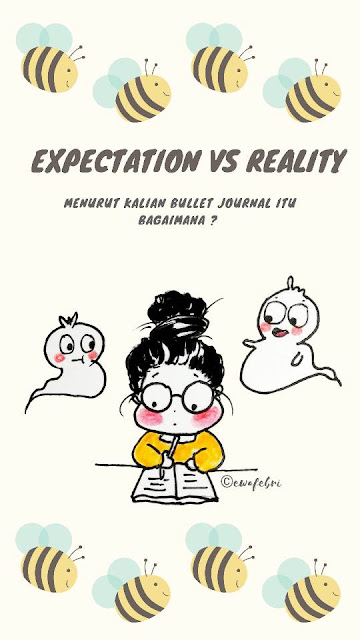 Bullet Journal Indonesia Expectation vs reality