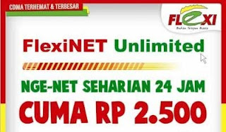 Paket Internet Flexi Unlimited