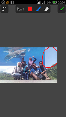 Cara Edit Menambahkan IKan Melayang Di Langit Menggunakan Android