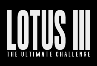 Lotus III The Ultimate Challenge title logo Amiga