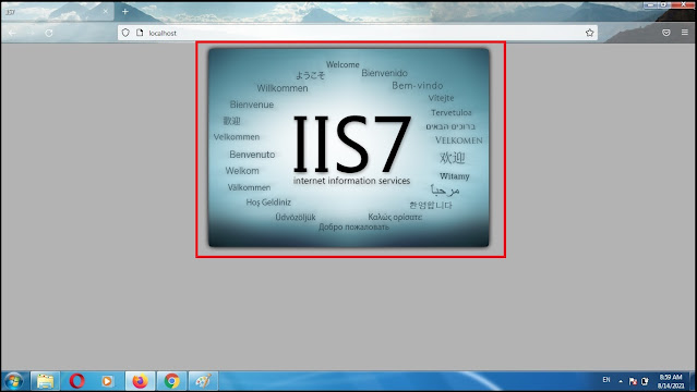 check IIS  is installed on computer