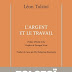 "L'argent et le travail" de Léon Tolstoï