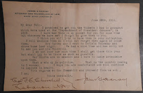 Letter from Harvey to Churchill, June 29, 1912