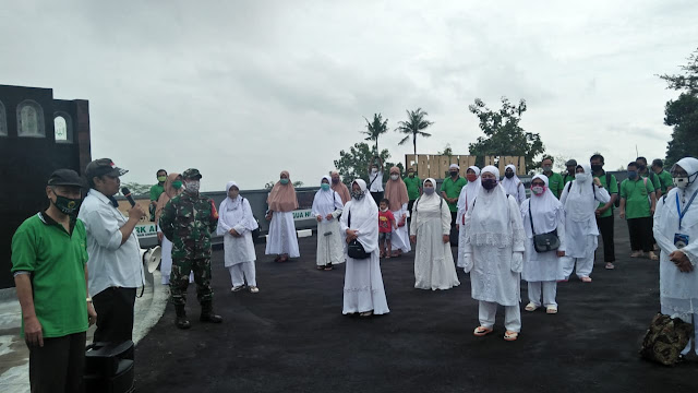 KodimKaranganyar - Pelatihan Manasik Haji Disaat Pemberlakuan New Normal Dalam Menghadapi COVID 19 Wajib Ikuti Protokol Kesehatan