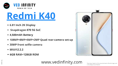 Xiaomi , Redmi K40 Details Leaked on Social Media Know Full Specifications , Redmi K40 Price in india , Redmi K40 ke features , Redmi K40 Battery