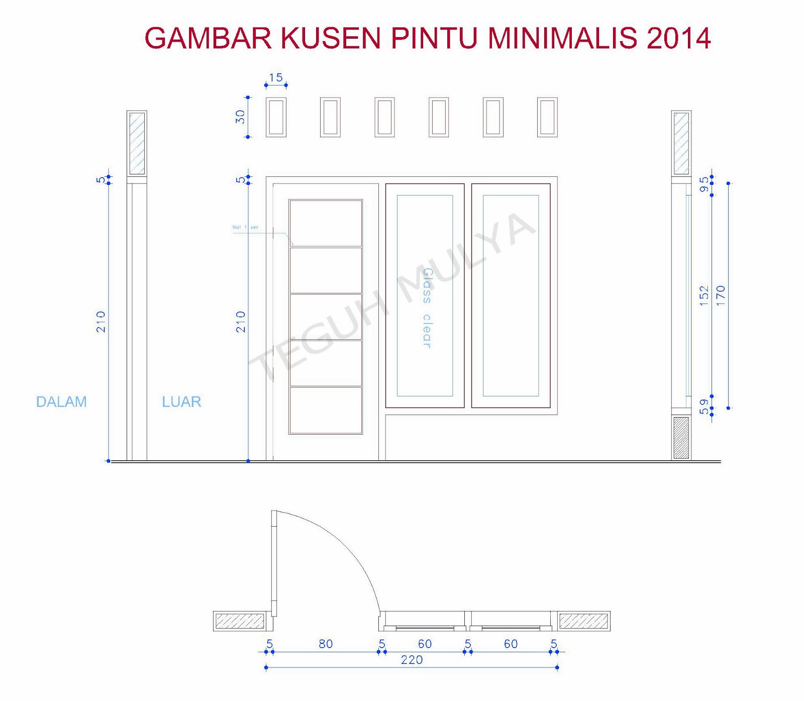 Gambar Kusen Jendela Rumah  Mewah gambar pintu  dan jendela 