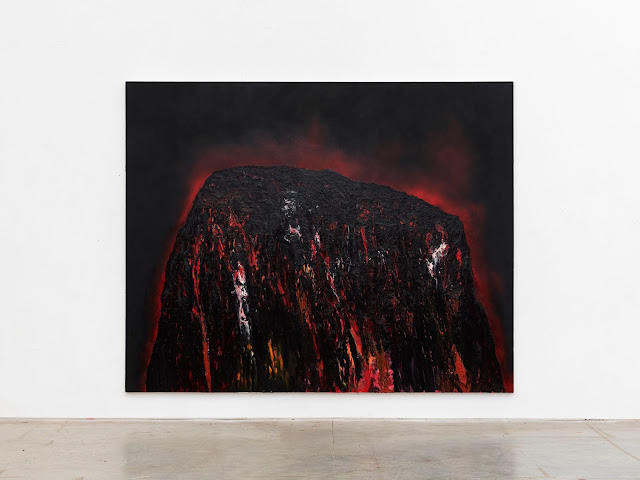 Anish Kapoor Black Within Me, 2021 Oil on canvas Photograph: Dave Morgan ©Anish Kapoor. All rights reserved SIAE, 2021