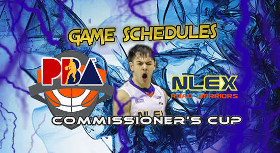 List of NLEX Road Warriors Game Schedules 2017 PBA Commissioner's Cup