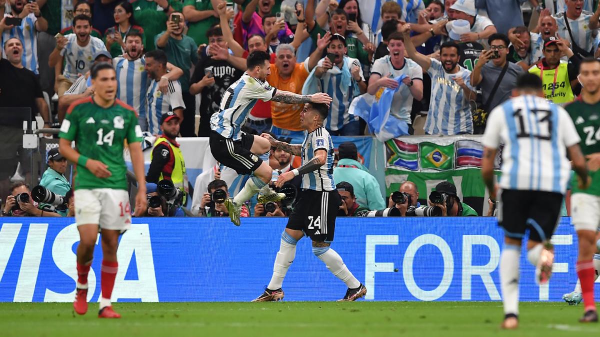 Qatar 2022: Argentina le ganó 2-0 a México y se pone en carrera en el Mundial