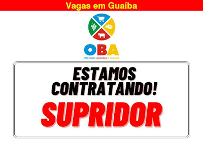 Vaga para Supridor em Guaíba