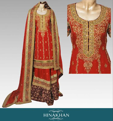 Bridal Lehenga Bridal Dresses Hina Khan Collection