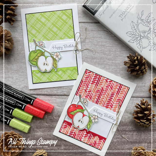 Apple Harvest Stampin Up card ideas