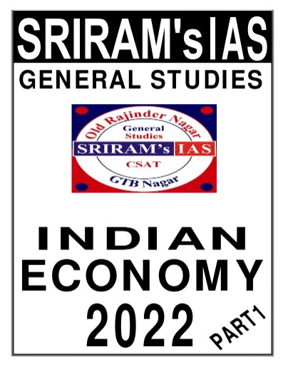 Sriram IAS Indian Economy 2022 PDF [Latest Edition]: For UPSC Exam Download Now