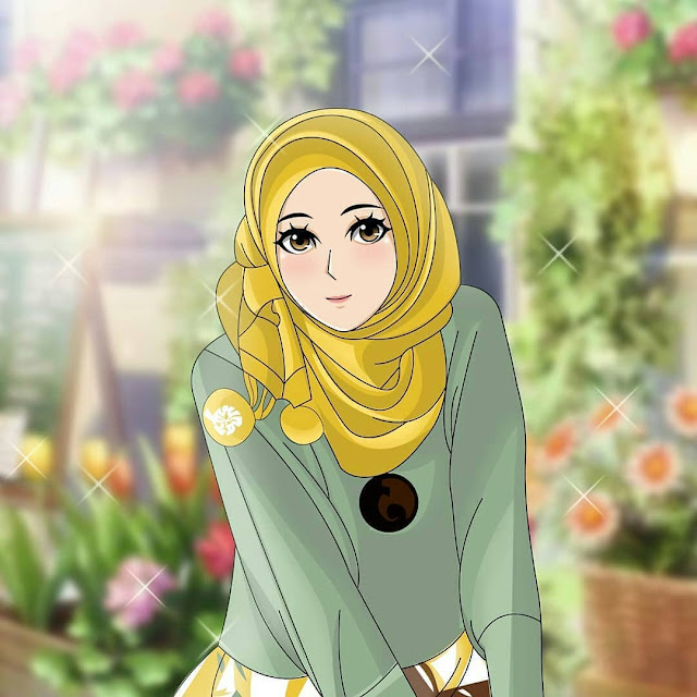  Wallpaper  Kartun Lucu  Hijab  Muslimah Kartun Hijabi