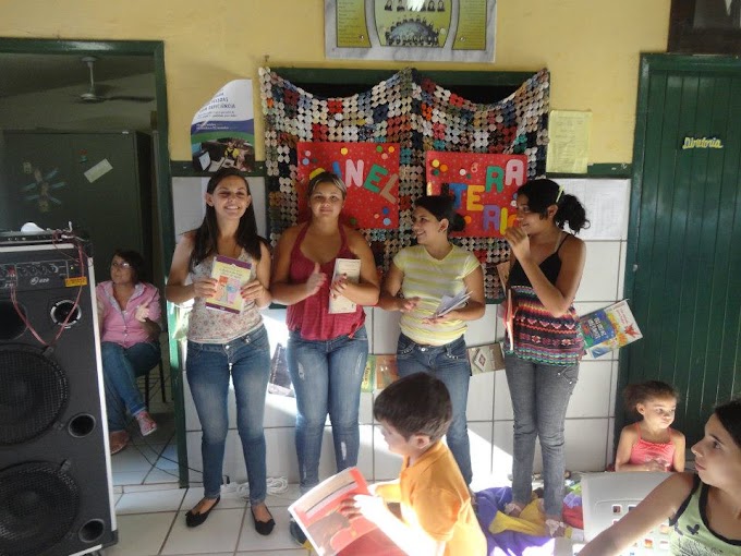 Projeto Mediadores de Leitura da Escola Estadual Sebastião Gomes de Oliveira