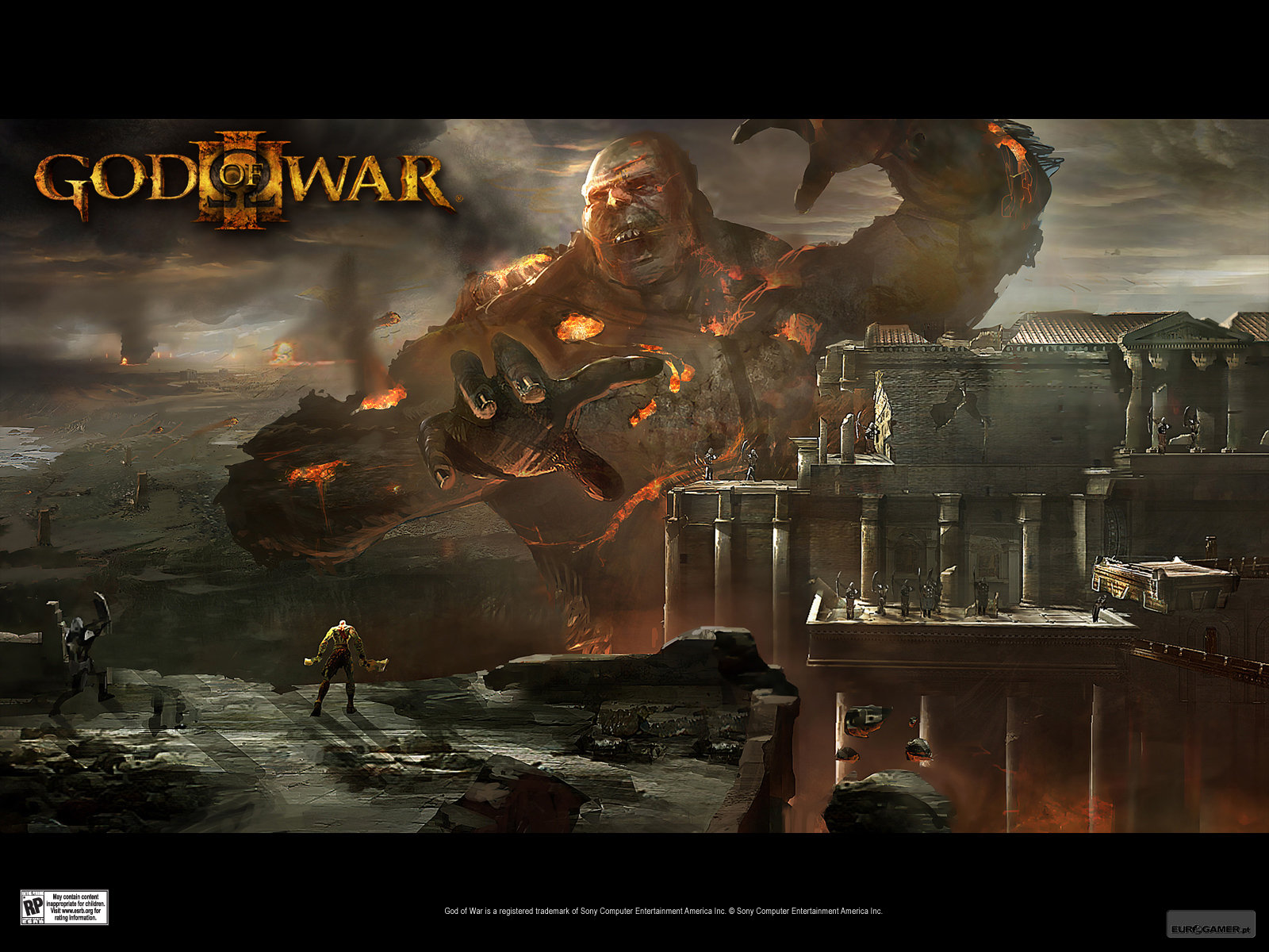 God Of War 3 Wallpaper Of Kratos