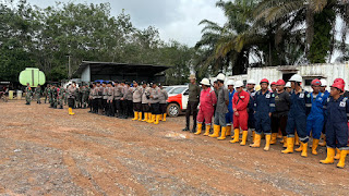 Tim Gabungan Polda, TNI dan PHR Zona 1 Jambi Field Tutup Ratusan Sumur Tambang Ilegal