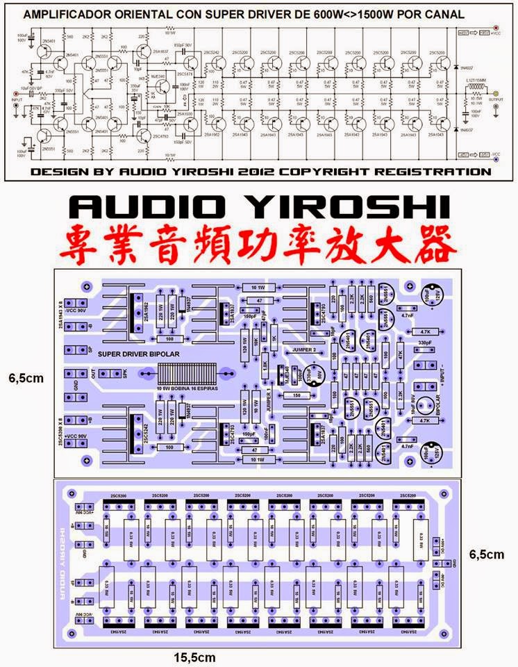  Driver Amplifoer Yiroshi Dunia Elektronika